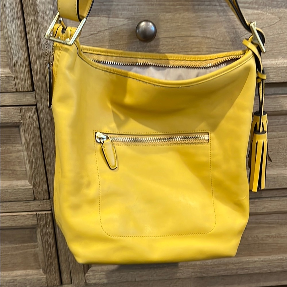 Mustard Yellow Coach Women's Bag & Wallet - Picture 7 of 11